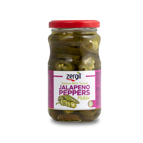 Zergil Jalapeno Peppers Pickles 370 Cc (Jalepeno Biber Turşusu)