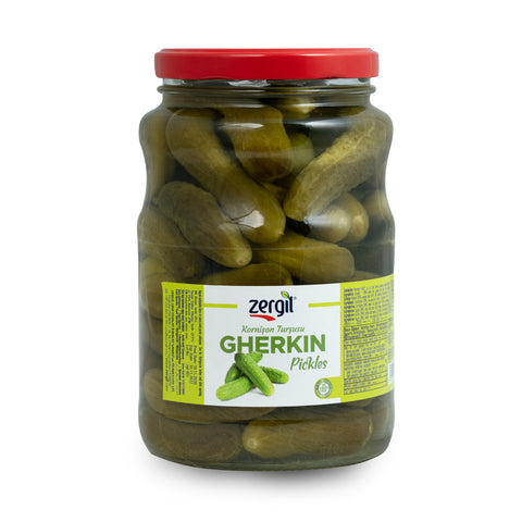 Zergil Gherkin Pickles 1700 Cc (Kornişon Turşusu)