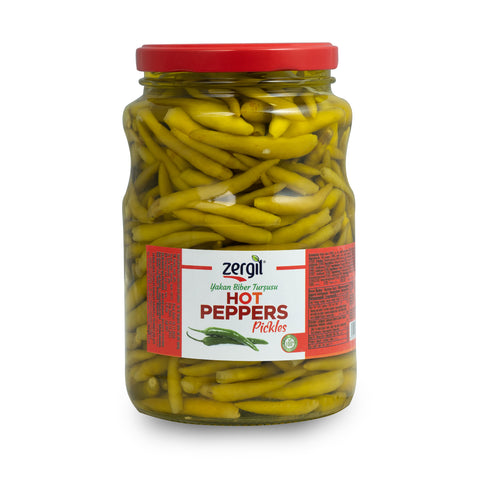 Zergil Hot Peppers Pickles 1700 Cc (Yakan Biber Turşusu)