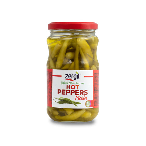 Zergil Hot Peppers Pickles 370 Cc (Yakan Biber Turşusu)