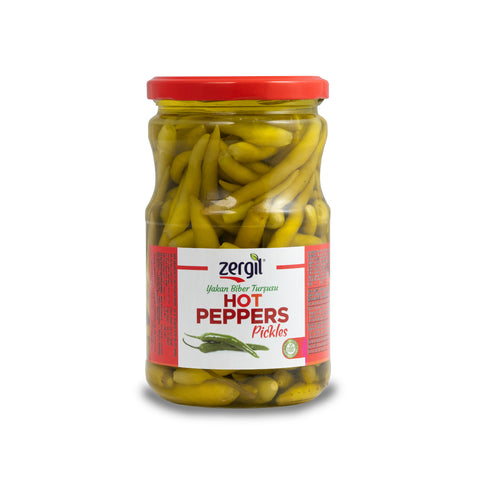 Zergil Hot Peppers Pickles 720 Cc (Yakan Biber Turşusu)
