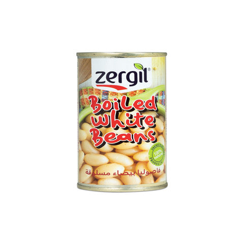 Zergil Boiled White Beans (Haslanmış Kuru Fasulye) 400 Gr