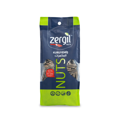 Zergil Salt-free Double Dakota Sunflower Seeds (Tuzsuz Dakota Ay Çekirdeği)